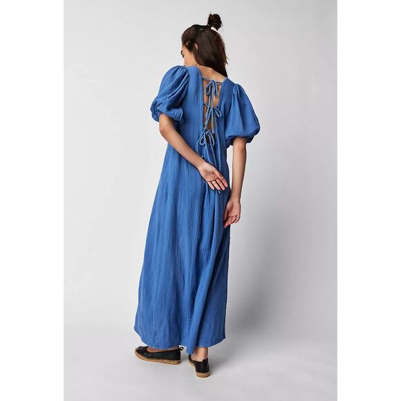 Free People Royal Blue Maxi Dress - Picture 2 of 5